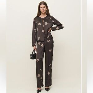 Reformation Eloise Silk Two-Piece